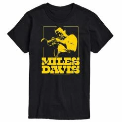Licensed Character Men's Miles Davis Tee Black