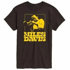 Licensed Character Men's Miles Davis Tee Black -Licensed Character Shop unnamed file 9153