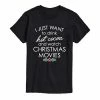 Licensed Character Men's Hot Cocoa And Christmas Movies Tee Blue -Licensed Character Shop unnamed file 9159