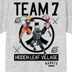 Licensed Character Men's Naruto Team 7 Heather Tee -Licensed Character Shop unnamed file 9250