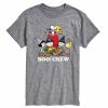 Licensed Character Men's Peanuts Boo Crew Tee Blue -Licensed Character Shop unnamed file 9258