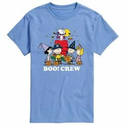 Licensed Character Men's Peanuts Boo Crew Tee Blue -Licensed Character Shop unnamed file 9260
