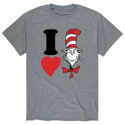Licensed Character Men's Dr. Seuss I Love The Cat In The Hat Tee Blue -Licensed Character Shop unnamed file 9293
