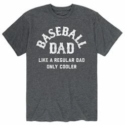 Licensed Character Men's Baseball Dad Like A Regular Dad Tee Blue