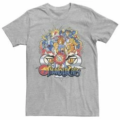 Licensed Character Men's ThunderCats Group Shot Logo Badge Tee