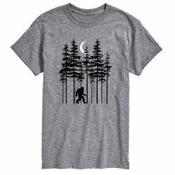 Licensed Character Men's Sasquatch Night Woods Tee Red -Licensed Character Shop unnamed file 9378