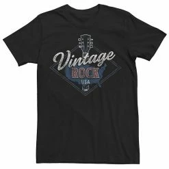 Licensed Character Men's Vintage Rock USA Country Silhouette Tee