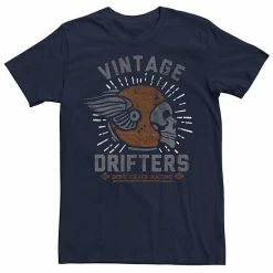 Licensed Character Men's Vintage Drifters Dirt Track Racing Helmet Tee