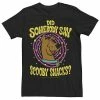 Licensed Character Men's Scooby-Doo Did Somebody Say Scooby Snacks Portrait Tee -Licensed Character Shop unnamed file 9464