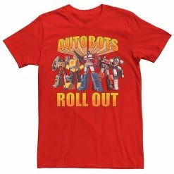 Licensed Character Men's Transformers Group Shot Autobots Roll Out Tee