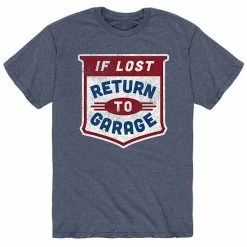 Licensed Character Men's If Lost Return To Garage Tee Blue