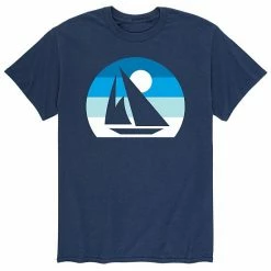 Licensed Character Men's Sailing Sunset Tee Blue