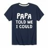 Licensed Character Boys 8-20 Papa Told Me I Could Graphic Tee Blue -Licensed Character Shop unnamed file 9629