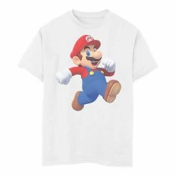 Licensed Character Boys 8-20 Nintendo Super Mario Bros. Mario Running Man Graphic Tee White -Licensed Character Shop unnamed file 9640