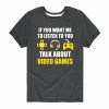 Licensed Character Boys 8-20 Talk About Video Games Tee Blue -Licensed Character Shop unnamed file 9644