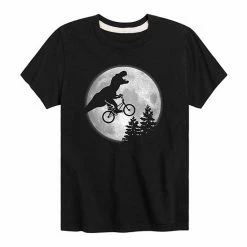 Licensed Character Boys 8-20 Dinosaur T-Rex E.T. Bike Moon Tee Grey -Licensed Character Shop unnamed file 9668