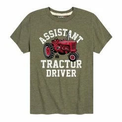Licensed Character Boys 8-20 Case IH Assistant Tractor Driver Graphic Tee Green