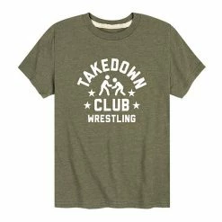 Licensed Character Boys 8-20 Takedown Club Wrestling Graphic Tee