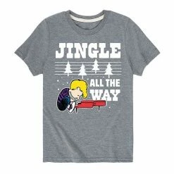 Licensed Character Boys 8-20 Peanuts Jingle All The Way Graphic Tee Gray 7 Licensed Character Boys 8-20 Peanuts Jingle All The Way Graphic Tee Gray -Licensed Character Shop unnamed file 9702
