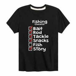 Licensed Character Boys 8-20 Fishing Checklist Tee Green -Licensed Character Shop unnamed file 9704