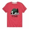 Licensed Character Boys 8-20 Peanuts Snoopy Utah Tee Red -Licensed Character Shop unnamed file 9707