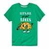 Licensed Character Boys 8-20 Lets All Go Get Tacos Graphic Tee Kelly Green -Licensed Character Shop unnamed file 9710