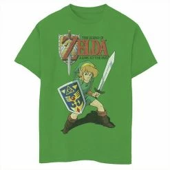 Licensed Character Boys 8-20 Nintendo Zelda Link To The Past Cartoon Art Graphic Tee