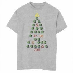 Licensed Character Boys 8-20 Zelda 8-Bit Christmas Tree Graphic Tee