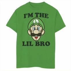 Licensed Character Boys 8-20 Nintendo Super Mario Lil Bro Tee