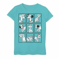 Licensed Character Disney's 101 Dalmatians Girls 7-16 Family Photo Box Up Graphic Tee