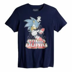 Licensed Character Men's Sonic Graphic Tee -Licensed Character Shop unnamed file 975