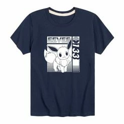 Licensed Character Boys 8-20 Pokemon Eevee 133 Graphic Tee