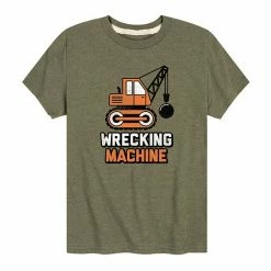 Licensed Character Boys 8-20 Wrecking Machine Graphic Tee White