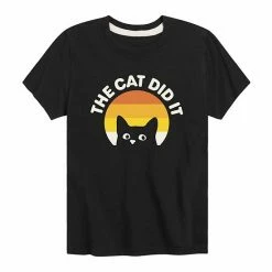 Licensed Character Boys 8-20 The Cat Did It Graphic Tee
