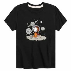 Licensed Character Boys 8-20 Peanuts Snoopy Planets Graphic Tee