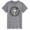 Licensed Character Men's Peanuts Thankful Grateful Blessed Tee Beige Khaki -Licensed Character Shop unnamed file 978