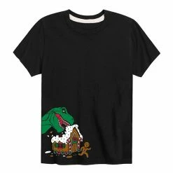 Licensed Character Boys 8-20 Dino Gingerbread House Tee
