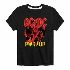Licensed Character Boys 8-20 ACDC Pwr Up Graphic Tee