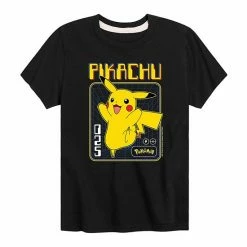 Licensed Character Boys 8-20 Pokemon Retro Pikachu Graphic Tee