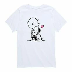 Licensed Character Boys 8-20 Peanuts Snoopy Hugging Graphic Tee