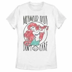 Licensed Character Disney's The Little Mermaid Juniors' Mermaid Hair Tee