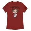 Licensed Character Juniors' Star Wars Princess Leia I Love You Chibi Portrait Tee -Licensed Character Shop unnamed file 9876