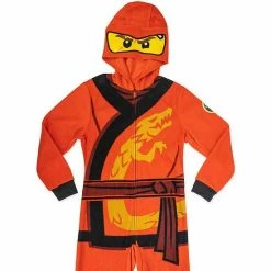 Licensed Character Boys 4-12 Lego Ninjago Hooded Blanket Sleeper One-Piece Pajamas -Licensed Character Shop unnamed file 9923