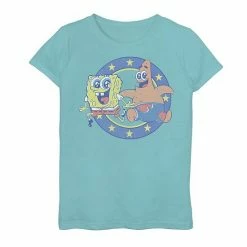 Licensed Character Girls 7-16 Nickelodeon SpongeBob SquarePants Graphic Tee Purple Heather -Licensed Character Shop unnamed file 9942