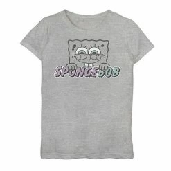 Licensed Character Girls 7-16 Nickelodeon SpongeBob SquarePants Graphic Tee Purple Heather -Licensed Character Shop unnamed file 9944
