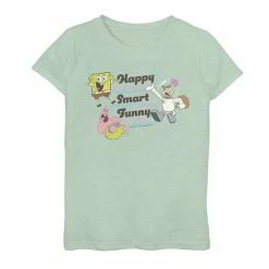 Licensed Character Girls 7-16 Nickelodeon SpongeBob SquarePants Graphic Tee Purple Heather -Licensed Character Shop unnamed file 9948