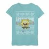 Licensed Character Girls 6-16 Nickelodeon SpongeBob SquarePants Dancing Ugly Christmas Top Green Apple -Licensed Character Shop unnamed file 9952