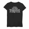 Licensed Character Girls 7-16 Marvel Wakanda Forever White Movie Logo Graphic Tee -Licensed Character Shop unnamed file 9959