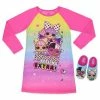 Licensed Character Girls 4-12 L.O.L Surprise! Feeling Extra Nightgown And Slipper Set -Licensed Character Shop unnamed file 996
