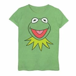 Licensed Character Girls 7-16 Disney The Muppets Kermit Big Face Tee